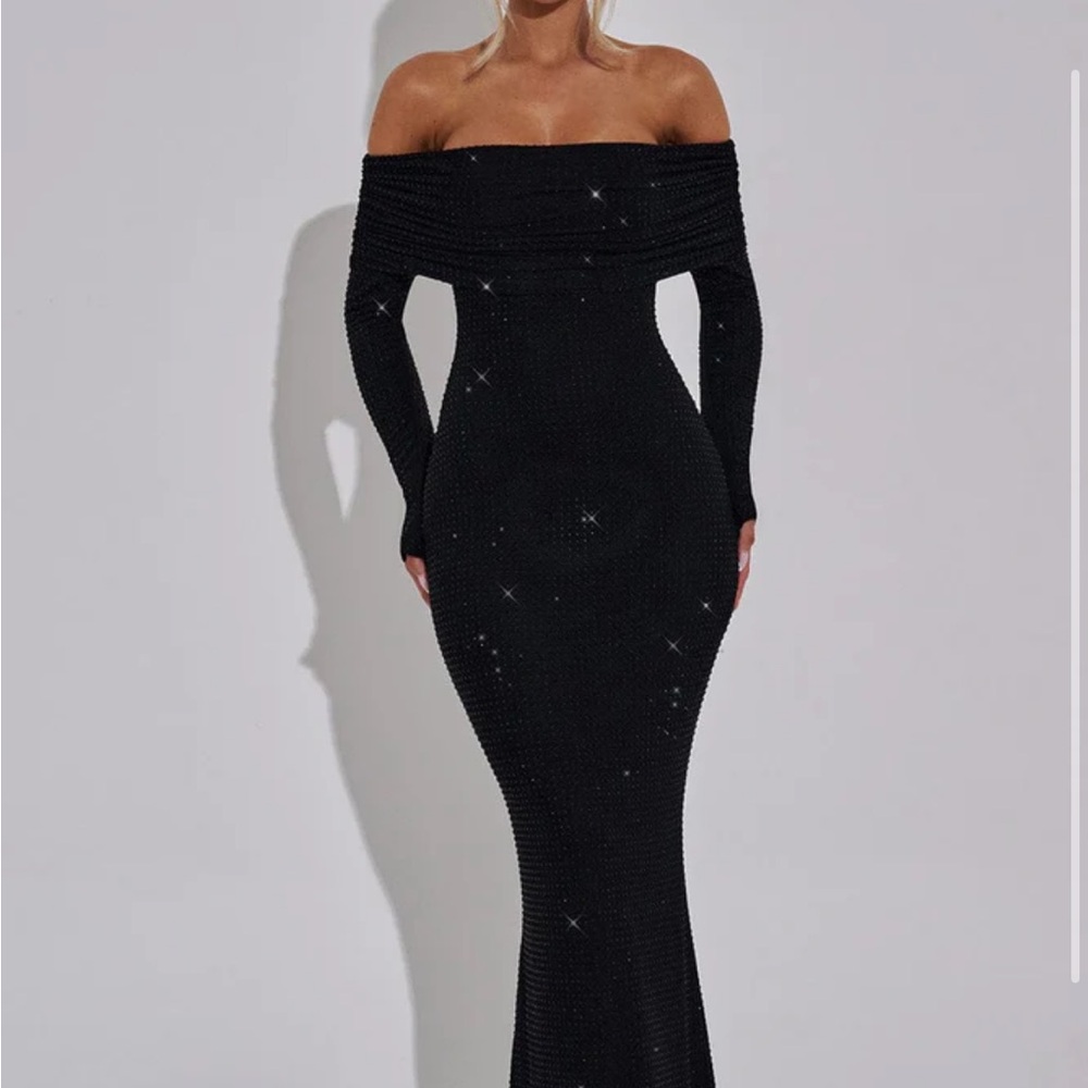 CYPRUS MAXI DRESS - BLACK NWT